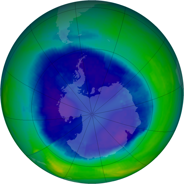 Ozone Map 2003-09-03